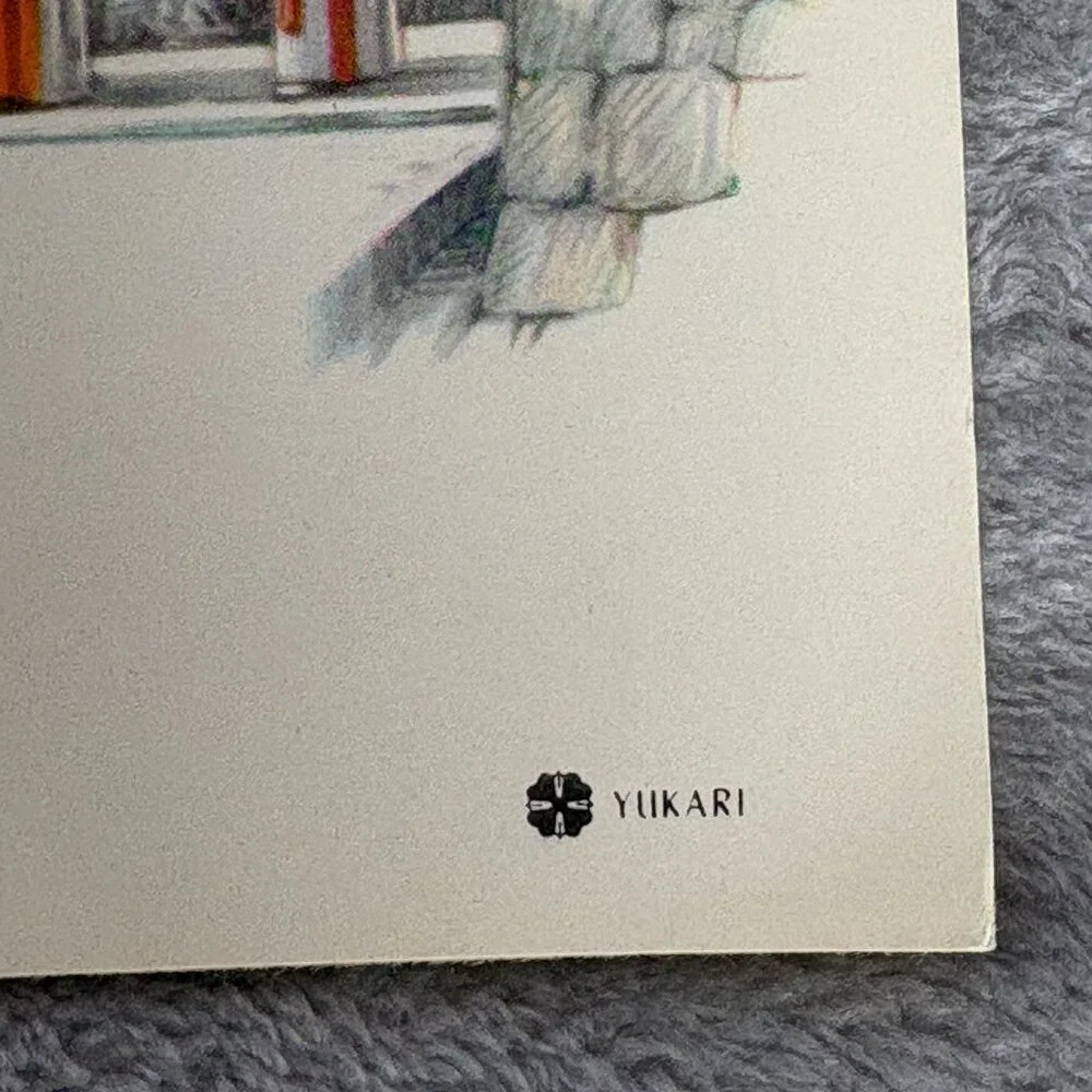 Vintage Japanese Yukari Letter Set Beach Floral Okinawa Illustration Stationery